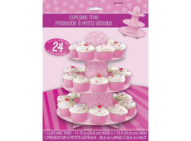 Kakefat til cupcakes i rosa