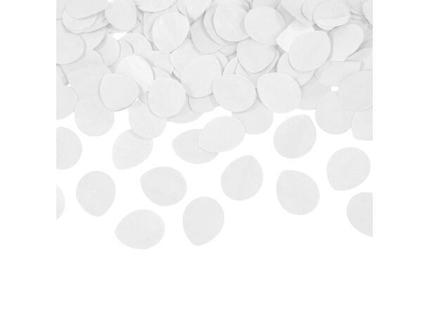 Konfettikanon - Hvite roseblader i papir